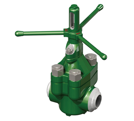 4、5000PSI rubber seal mud  valve Welded end